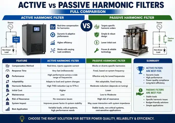 Ultimate Active vs Passive Harmonic Filters Guide for Industrial Power Quality in 2026 Thumbnail