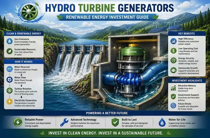 Ultimate Hydro Turbine Generators Guide for Renewable Energy Projects in 2026 Hero Image Thumbnail