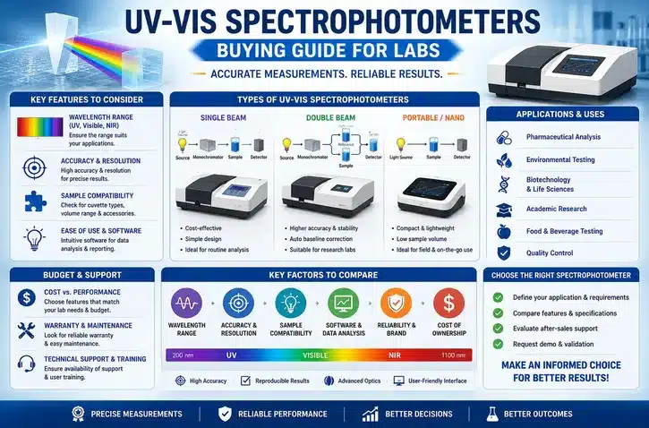 Ultimate UV Vis Spectrophotometer Guide for Laboratory Analysis in 2026 Hero Image Thumbnail