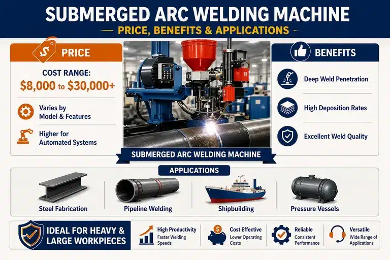 Ultimate Submerged Arc Welding Machine Guide 2026: Price, Benefits & Industrial Applications Thumbnail