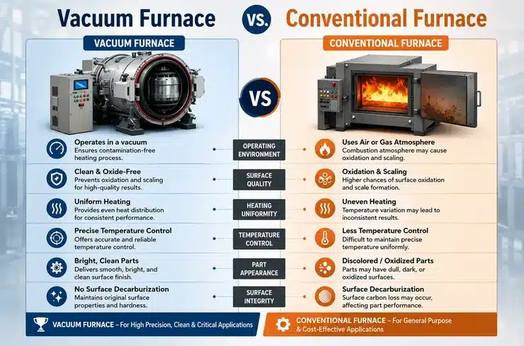 Ultimate Vacuum vs Conventional Furnaces Guide 2026: Best Industrial Heat Treatment Solutions Hero Image Thumbnail